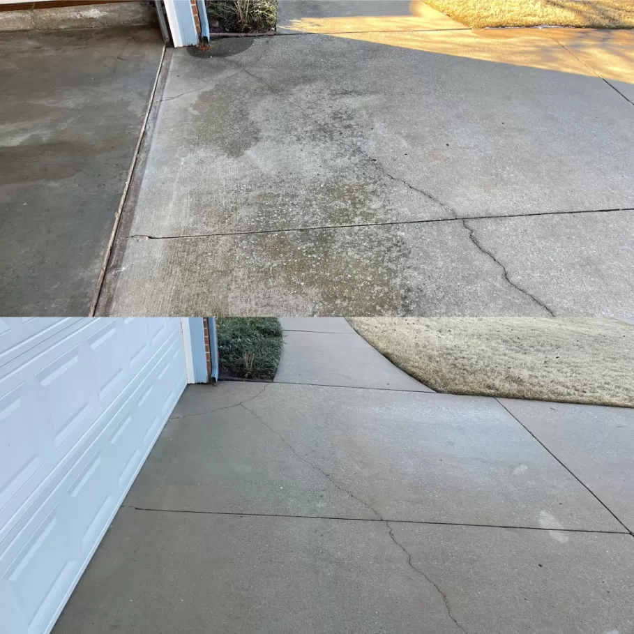 Driveway Cleaning in Edmond, Oklahoma